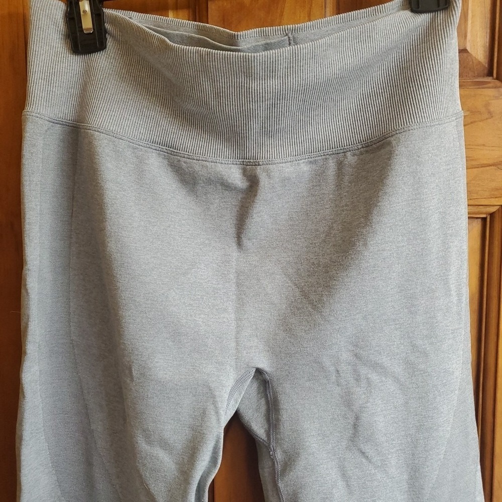 PINK XL Seamless Leggings Womens Grey High Waist Yoga Gym Tights 422225-QBX